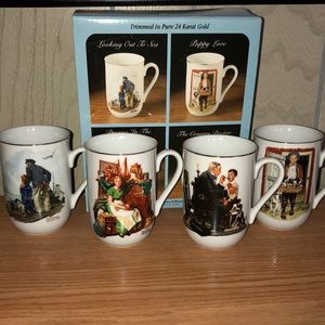 Norman Rockwell Collector’s Mug Set ☕️